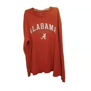 Alabama Crimson Tide Long Sleeve T-Shirt XL Jansport 100% Cotton